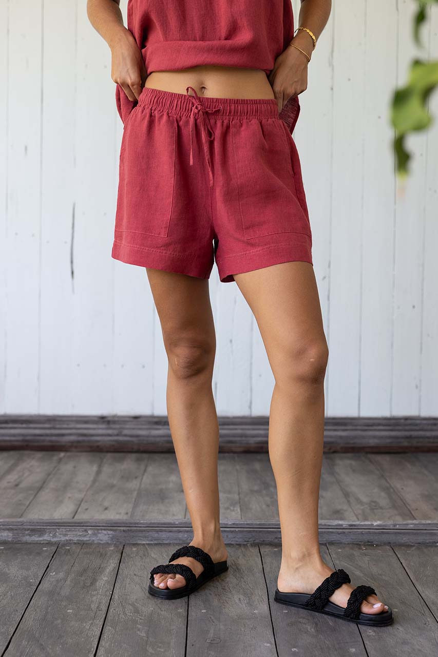 Ramona Shorts in Brick Ramona Shorts in Brick