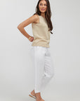 LIDO 3/4 LINEN PANT