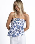 LE JARDIN STRAPLESS TOP