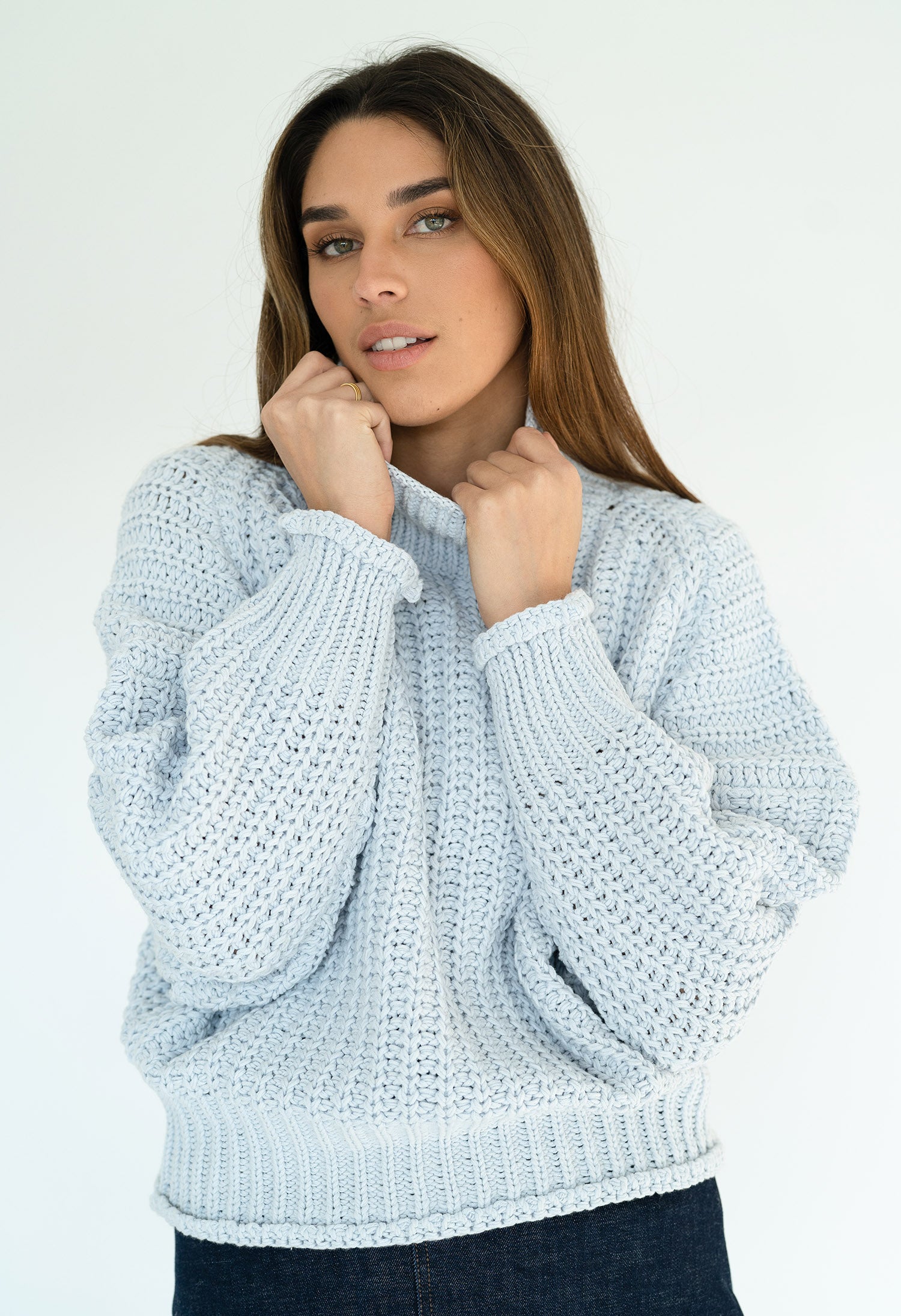 WILLOW JUMPER - ICE BLUE