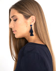 DOUBLE TASSEL EARRING