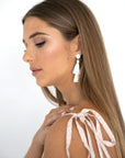 DOUBLE TASSEL EARRING