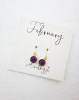 BIRTHSTONE EARRINGS