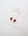 BIRTHSTONE EARRINGS