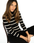 NOIR STRIPED SKIVVY