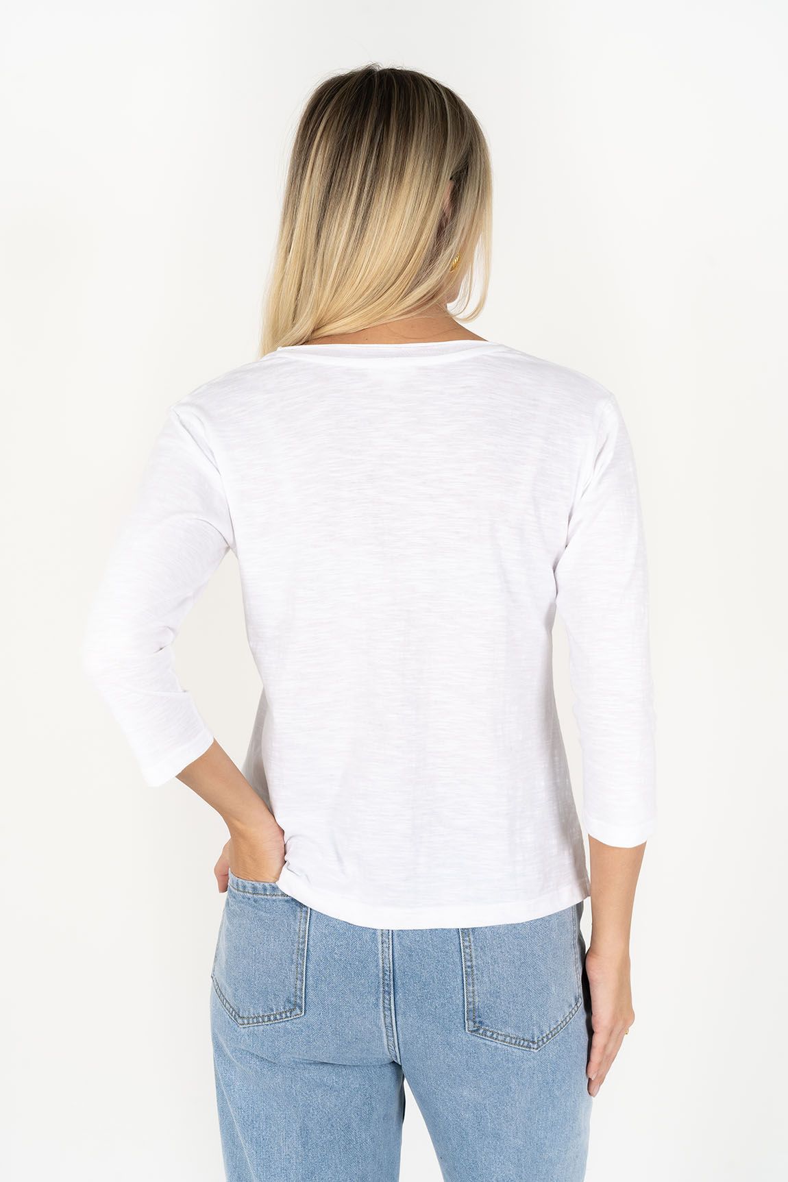 STELLA V NECK TEE AW26