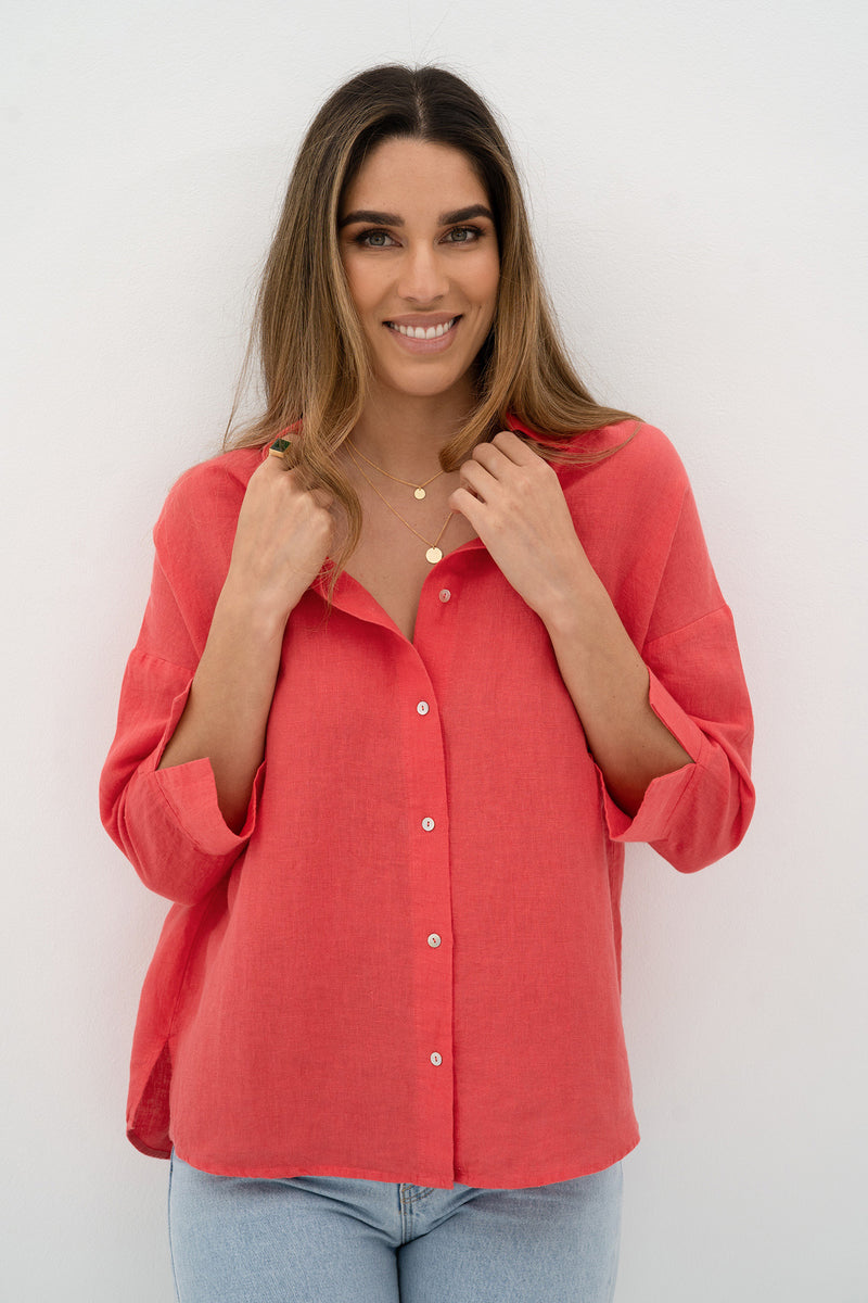 EMPIRE LINEN SHIRT SS23