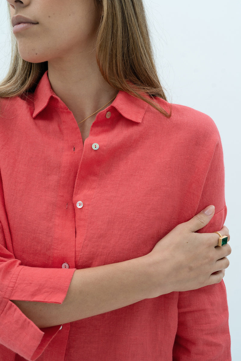 EMPIRE LINEN SHIRT SS23