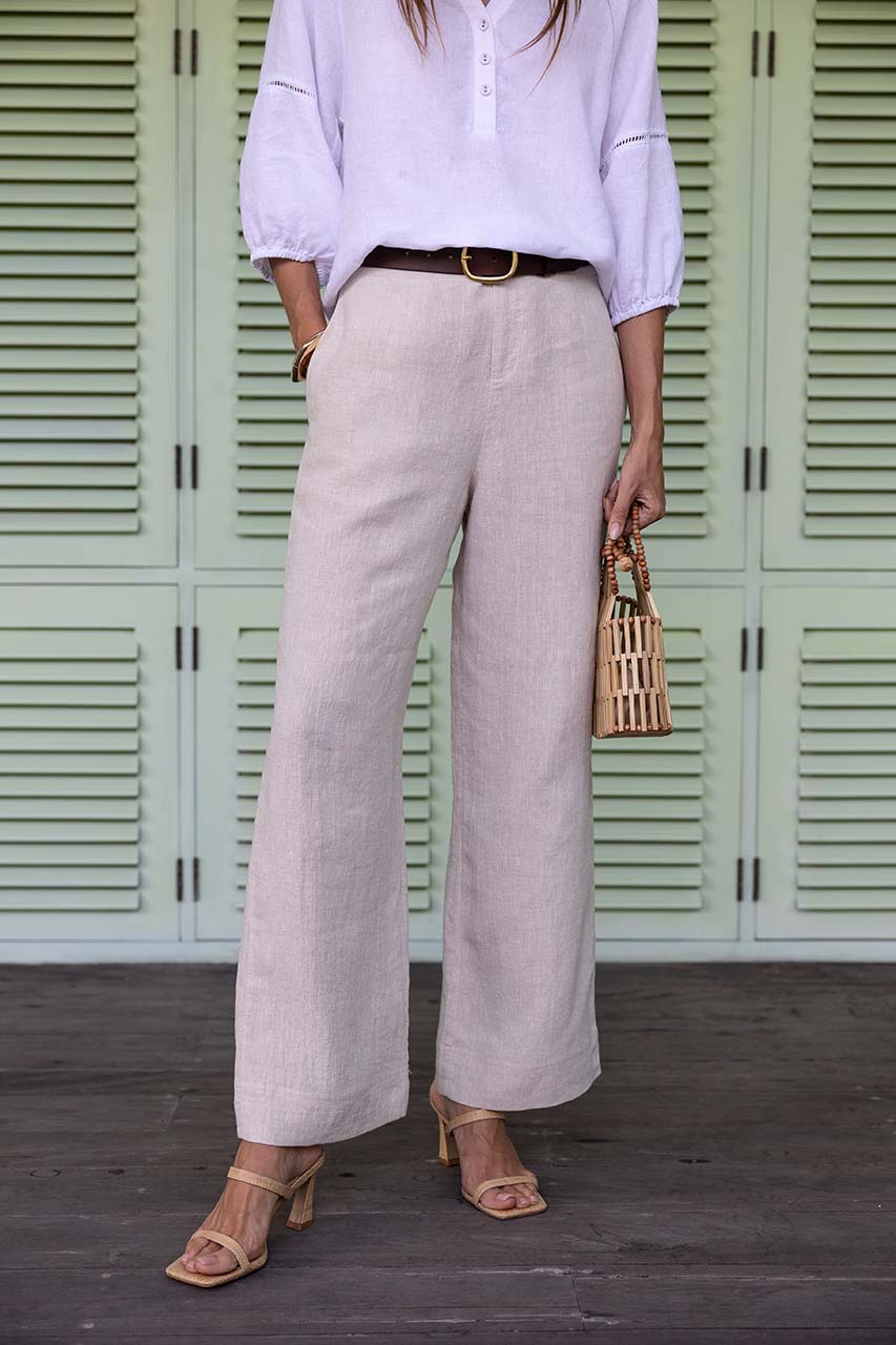 Fleetwood Linen Pant in Natural Fleetwood Linen Pant in Natural