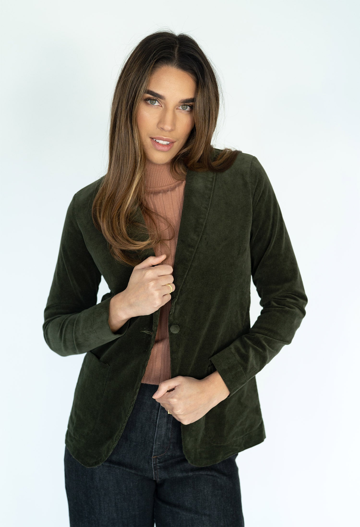 Blondie Jacket in Moss Blondie Jacket in Moss