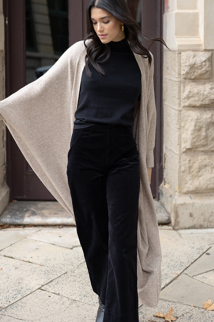 Fleetwood Cord Pant in Black Fleetwood Cord Pant in Black