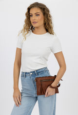 JUJU & CO MONTEREY CROSSBODY - COGNAC