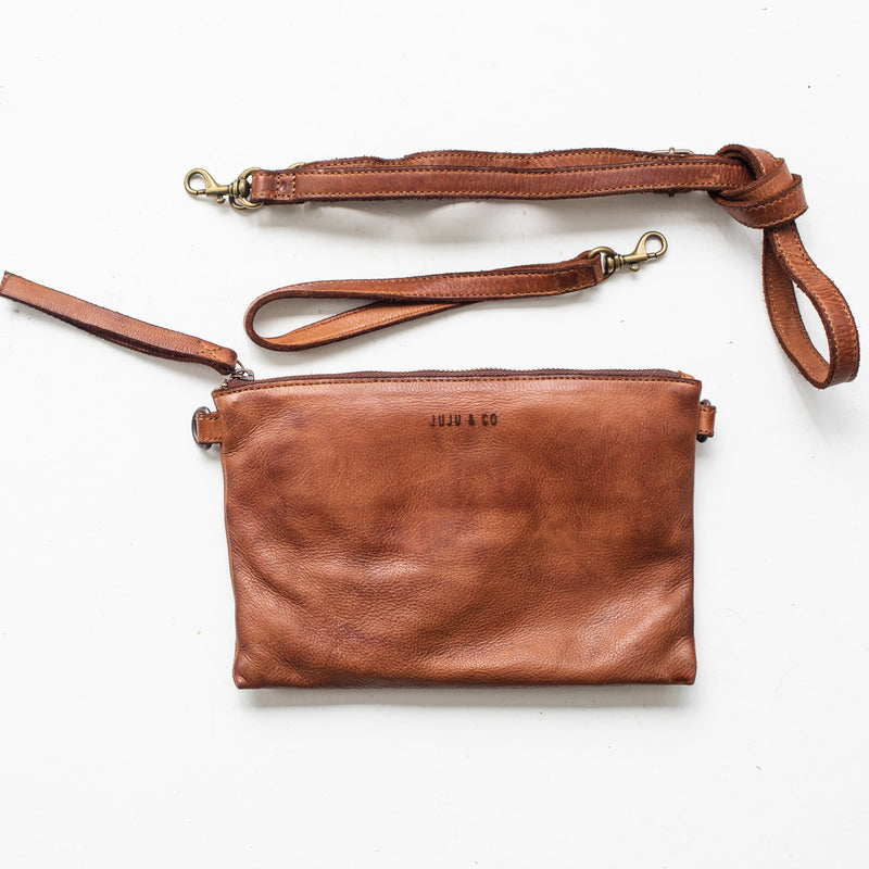 JUJU & CO MONTEREY CROSSBODY - COGNAC