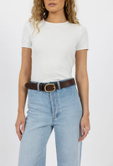 JUJU & CO ORIGINAL BELT WIDE - CHOCOLATE