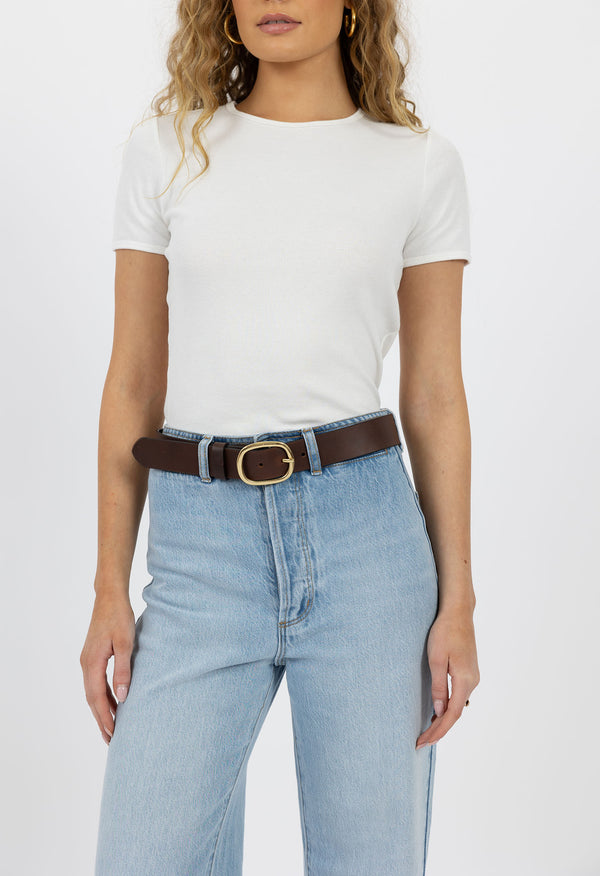 JUJU & CO ORIGINAL BELT WIDE - CHOCOLATE