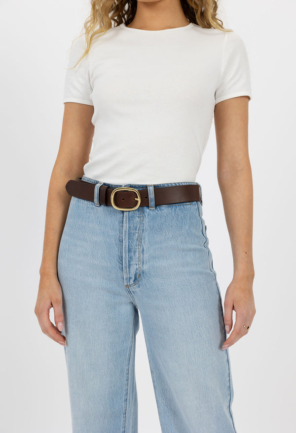JUJU & CO ORIGINAL BELT WIDE - CHOCOLATE
