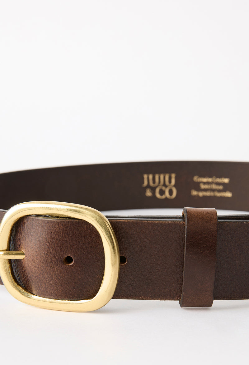 JUJU & CO ORIGINAL BELT WIDE - CHOCOLATE