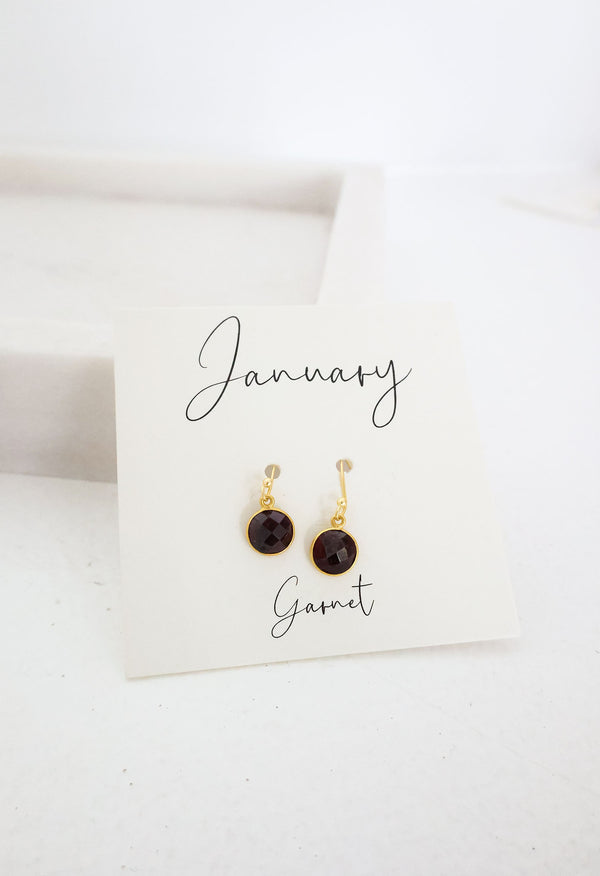 BIRTHSTONE EARRINGS