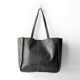 JUJU & CO BABY UNLINED TOTE - BLACK