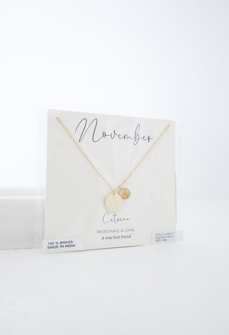 BIRTHSTONE NECKLACE