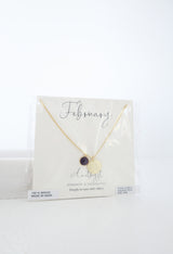 BIRTHSTONE NECKLACE