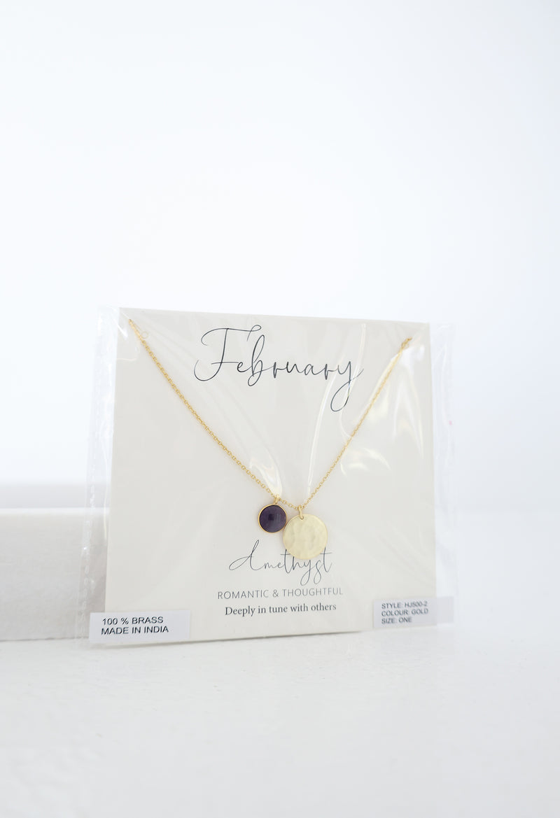 BIRTHSTONE NECKLACE