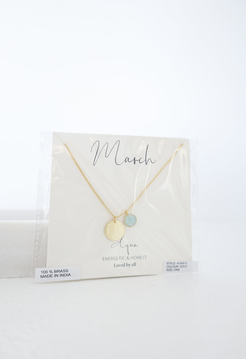 BIRTHSTONE NECKLACE