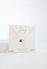 BIRTHSTONE NECKLACE