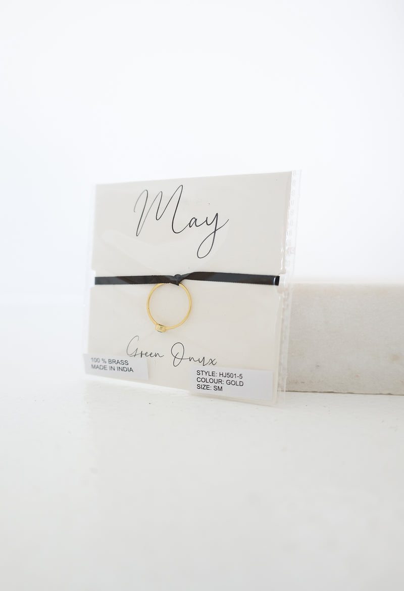 BIRTHSTONE RING