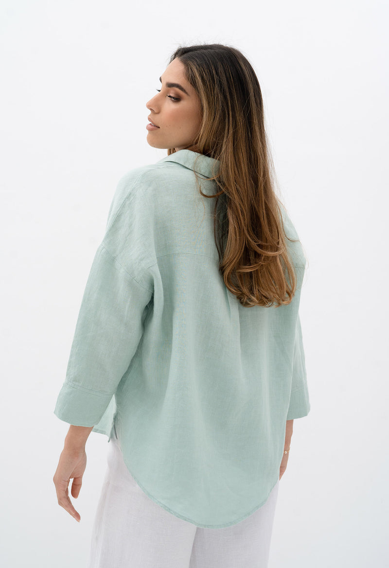 EMPIRE LINEN SHIRT SS23