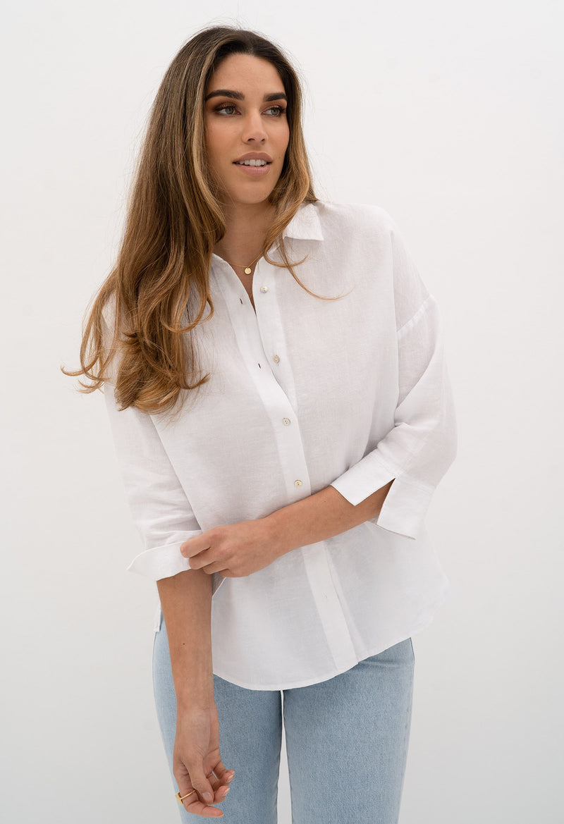 EMPIRE LINEN SHIRT SS23