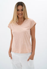 MUST HAVE V NECK TEE SS23