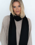 RIBBED SCARF