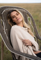 WIDE WRAP SCARF