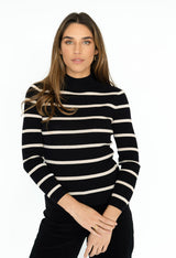 NOIR STRIPED SKIVVY