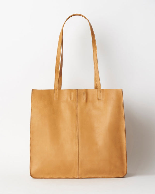 JUJU & CO BABY UNLINED TOTE - TAN