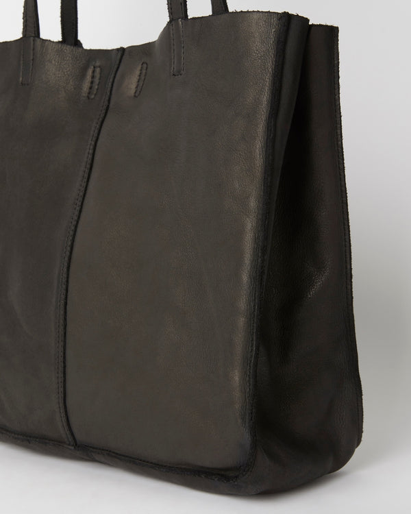 JUJU & CO BABY UNLINED TOTE - BLACK
