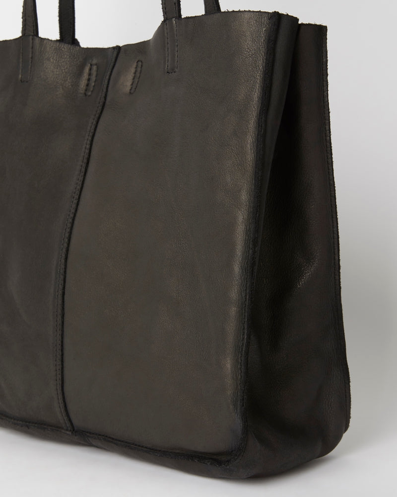 JUJU & CO BABY UNLINED TOTE - BLACK